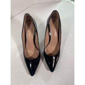 BCBGeneration Black Patent Leather Pointed Toe Stiletto Pumps Heels